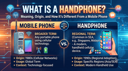 What Is a Handphone? Meaning, Origin, and How It’s Different From a Mobile Phone
